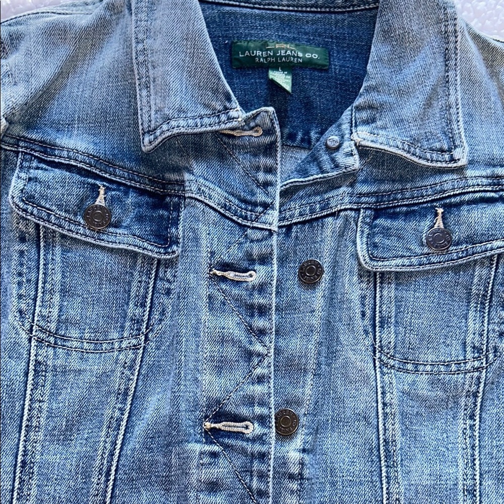 Ralph Lauren Blue Jean Jacket Timeless Denim Design - Picture 6 of 12